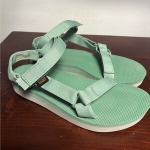 Teva Green Sport Sandals with Adjustable Straps